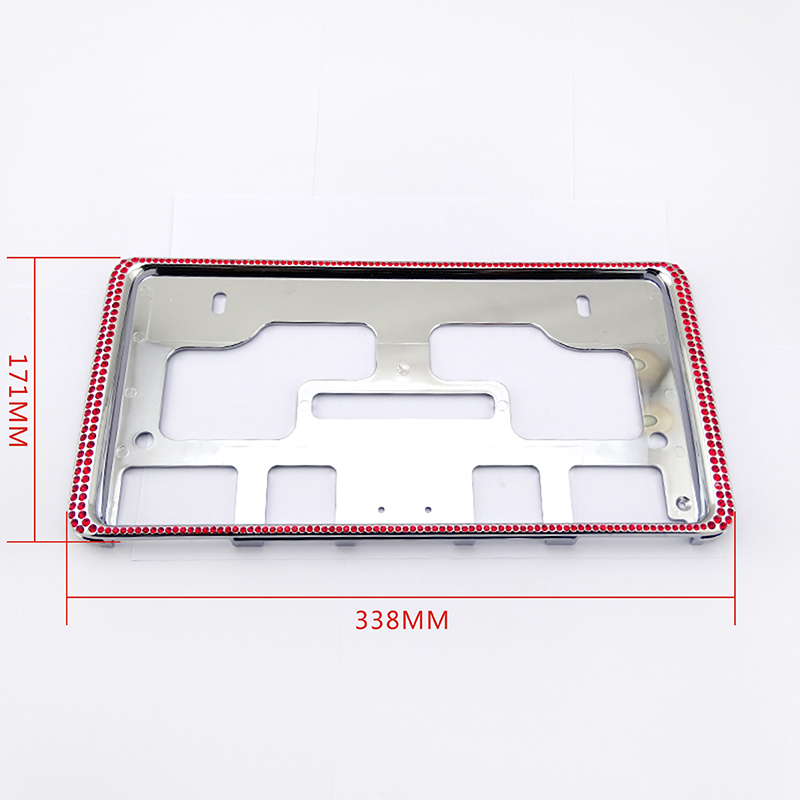 Market Car Accessories - Autozubehör Bling Kristall Strass Nummernschildrahmen, süße