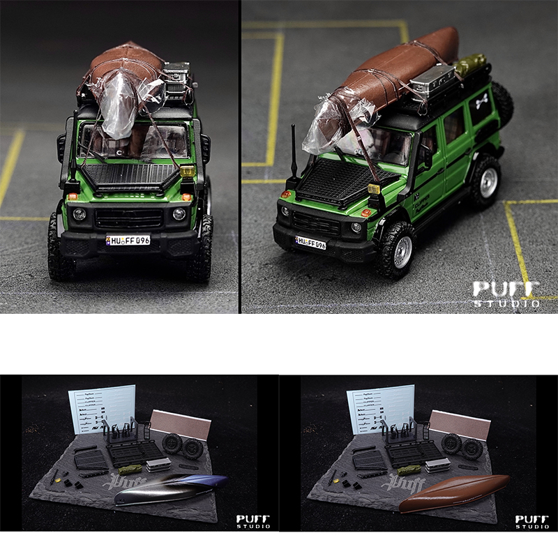 Car Accessories Kit - PuffStudio 1/64 Boot-Kit Geeignet für Automodell-Modifikationszubehör