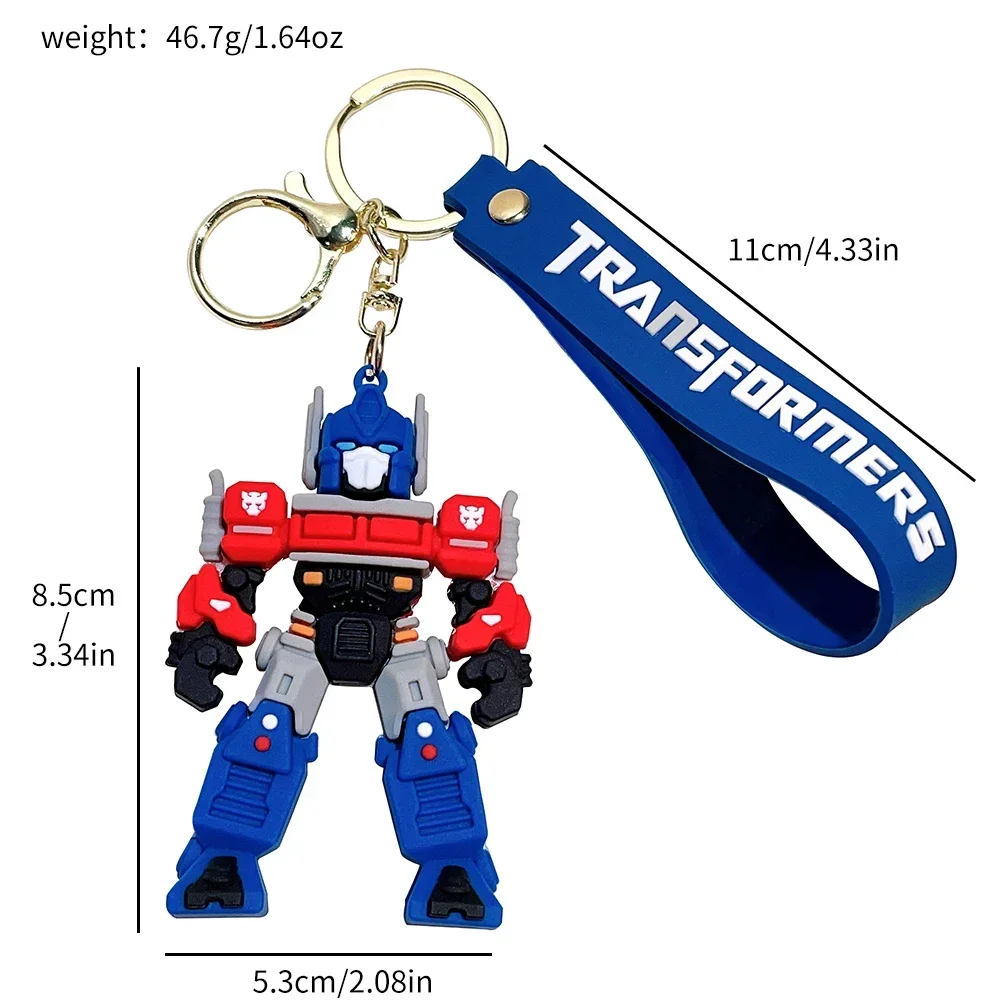 Market Car Accessories - ///Klassischer Transformers Optimus Prime Bumblebee 3D-Spielzeugauto-Schlüsselanhänger,