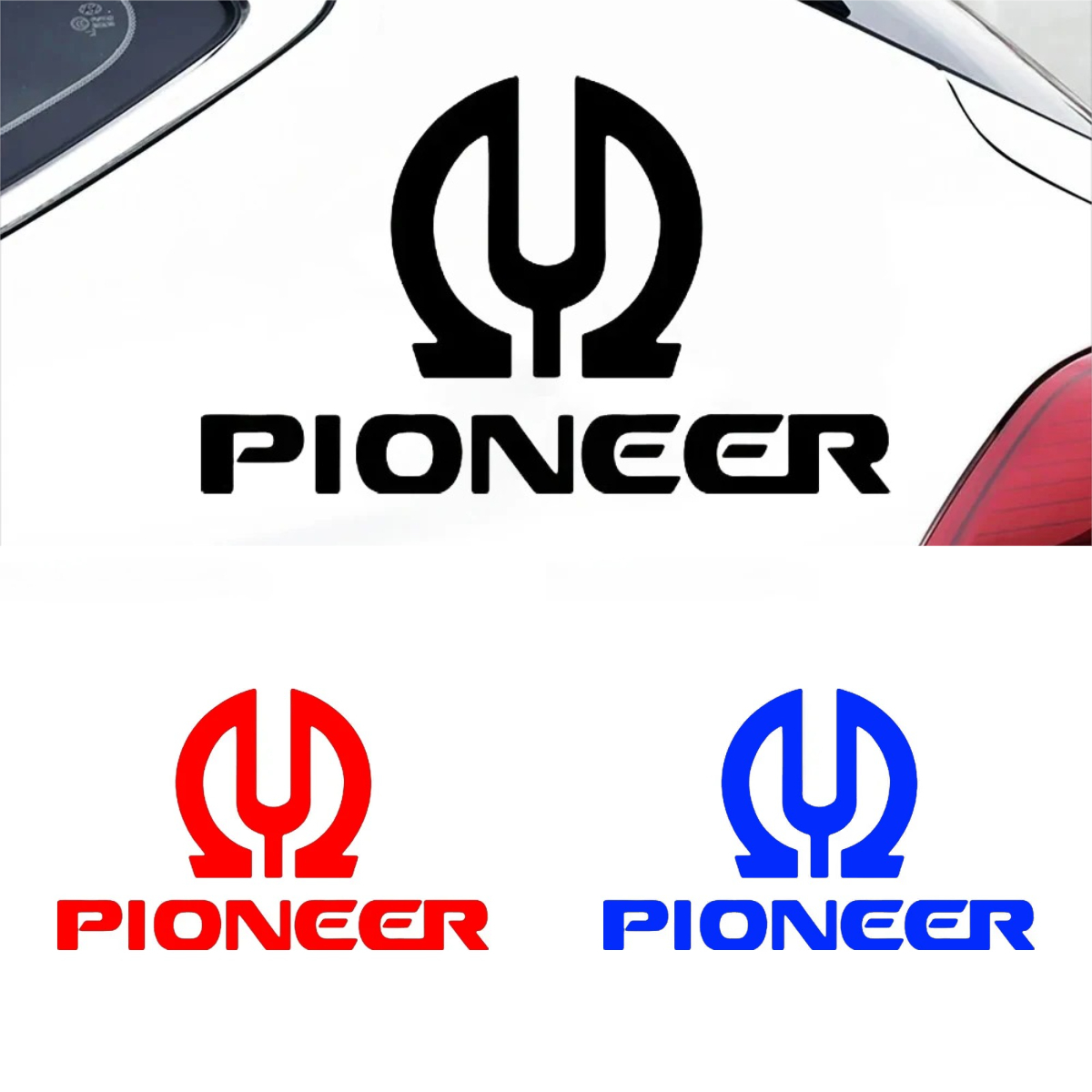 Car Accessories Ebay - Vinyl-Autoaufkleber im Pioneer-Stil, wasserdicht – kratzfeste