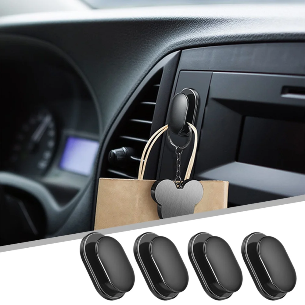 Car Accessories Kit - Mini-Autohaken Innenraum-Aufbewahrungshalter für USB-Kabel, Kopfhörer, Schlüssel,