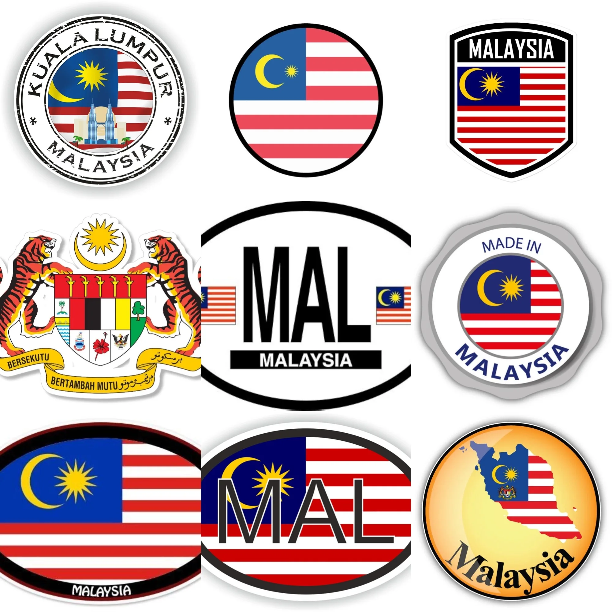 Malaysia MAL Flagge Emblem Kre – Car Accessories Malaysia Bewertung und Preis