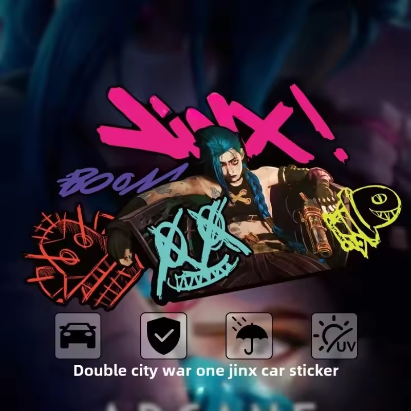 Arcane Jinx Graffiti Reflektie – Car Accessories Outside Bewertung und Preis
