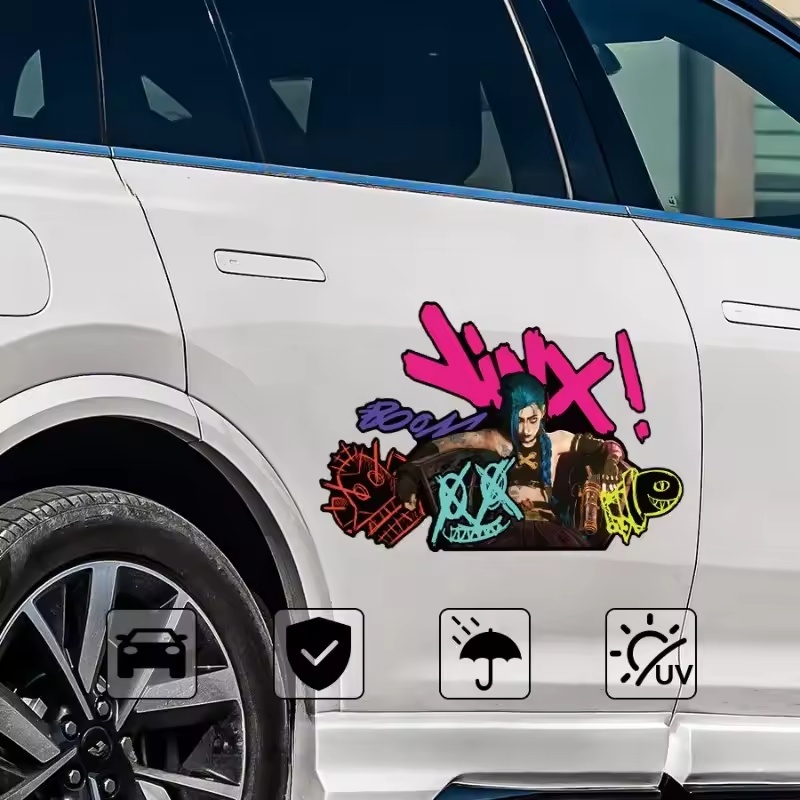 Arcane Jinx Graffiti Reflektie – Car Accessories Outside Bewertung und Preis