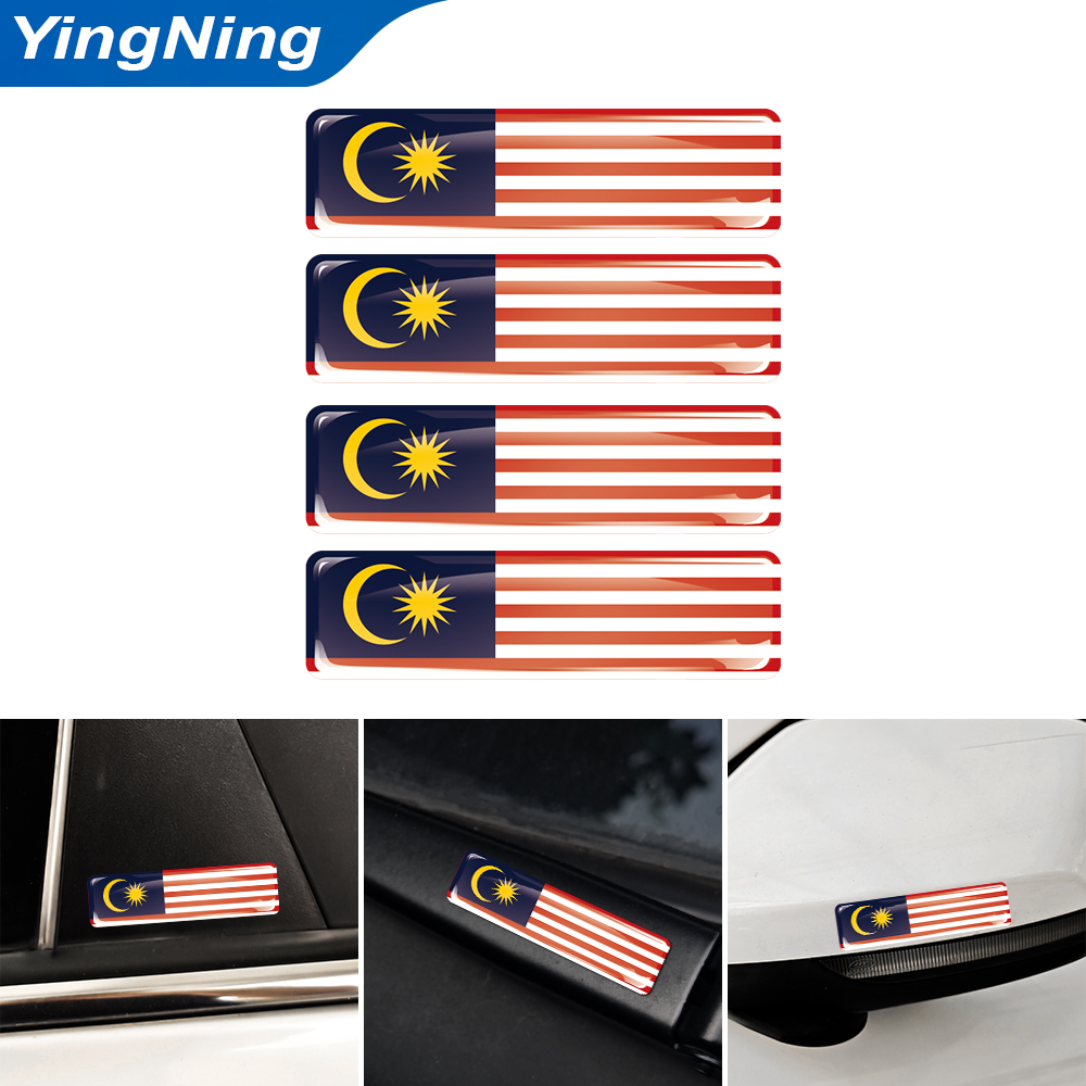 4 Stück 3D Epoxy-Domaufkleber  – Car Accessories Malaysia Bewertung und Preis