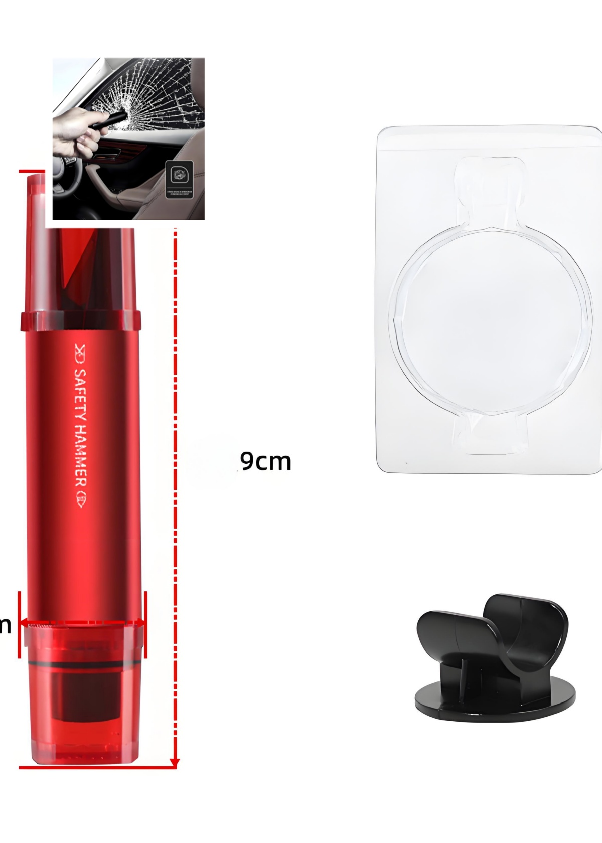 2-in-1 Auto-Sicherheitshammer  – Car Emergency Tool Kit Bewertung und Preis