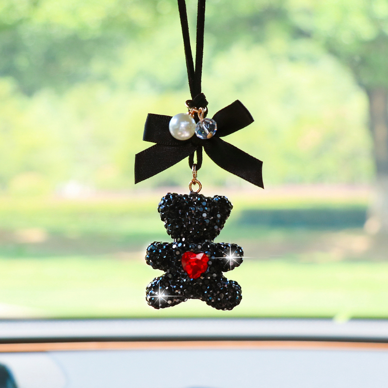 Niedlicher Schleifenbär-Autoan – Car Accessories Mirror Hanging Bewertung und Preis