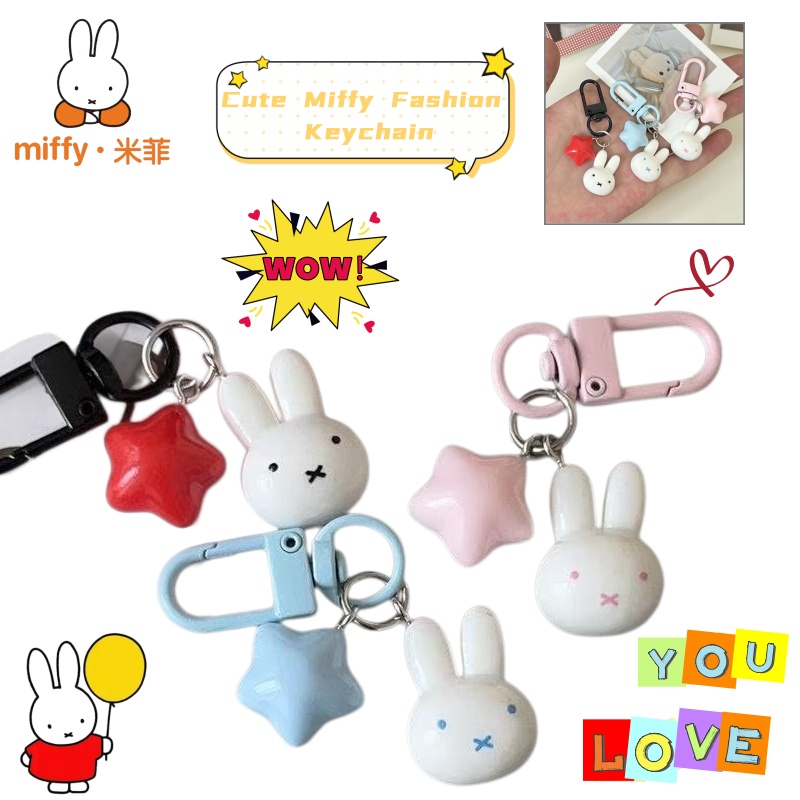 Kawaii Miffy Schlüsselanhänger – Car Accessories Kit Bewertung und Preis