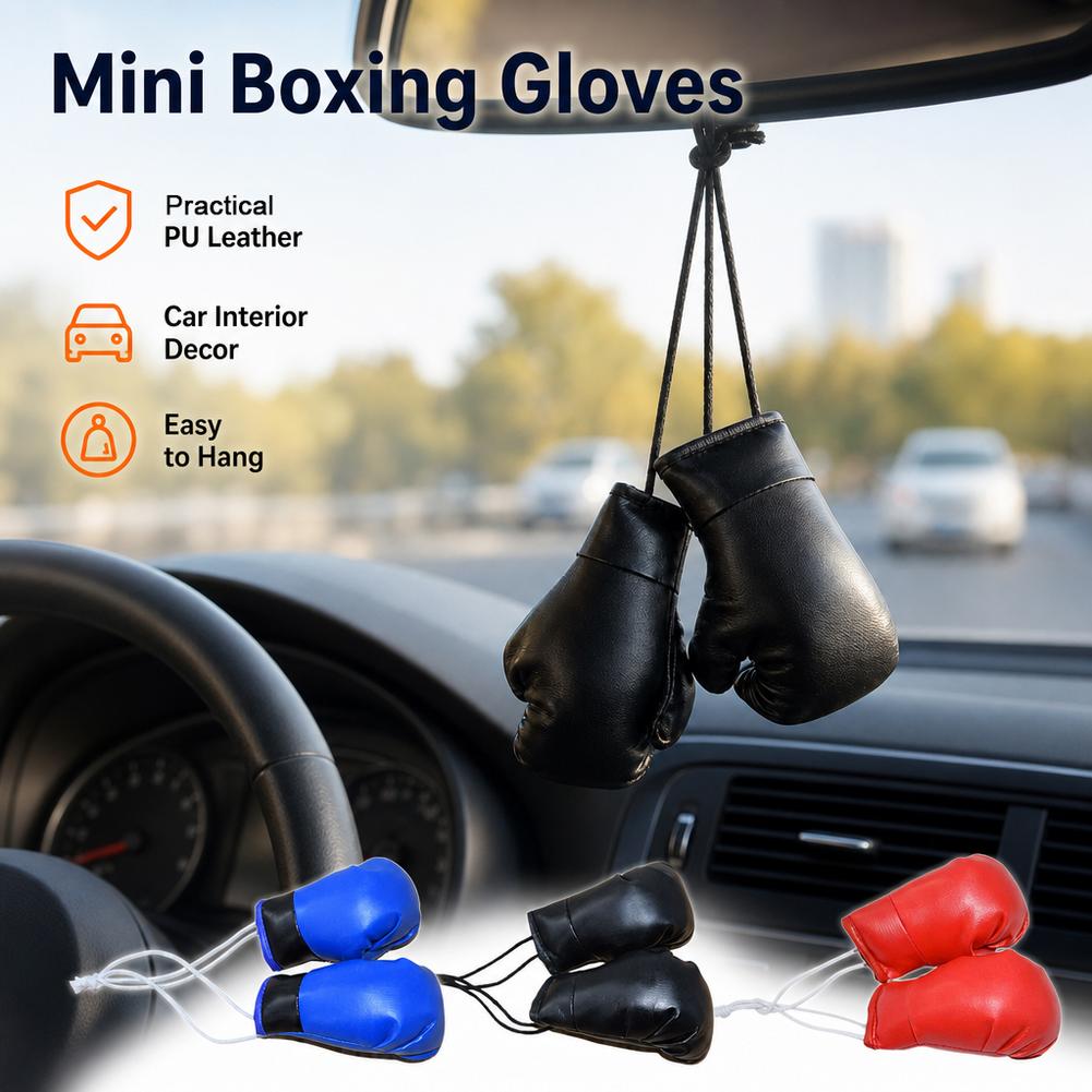 1 Paar Auto-Boxhandschuh-Anhän – Car Accessories Mirror Hanging Bewertung und Preis