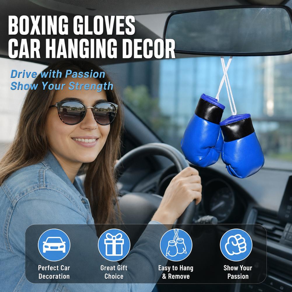 1 Paar Auto-Boxhandschuh-Anhän – Car Accessories Mirror Hanging Bewertung und Preis